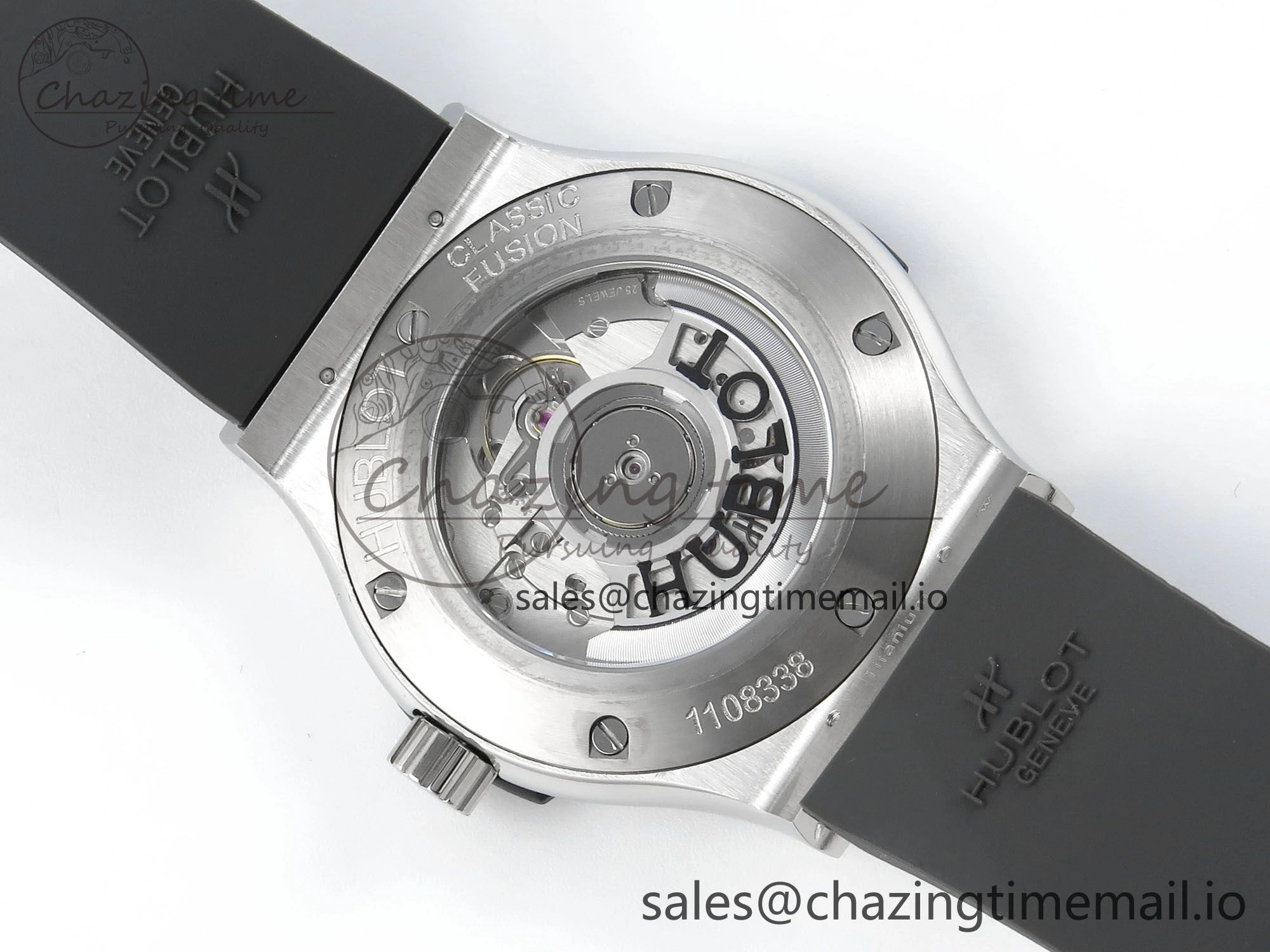 Fusion Bang 42mm HBF 1:1 Best Edition Gray Dial on Gray Rubber Strap A Effortless 6684