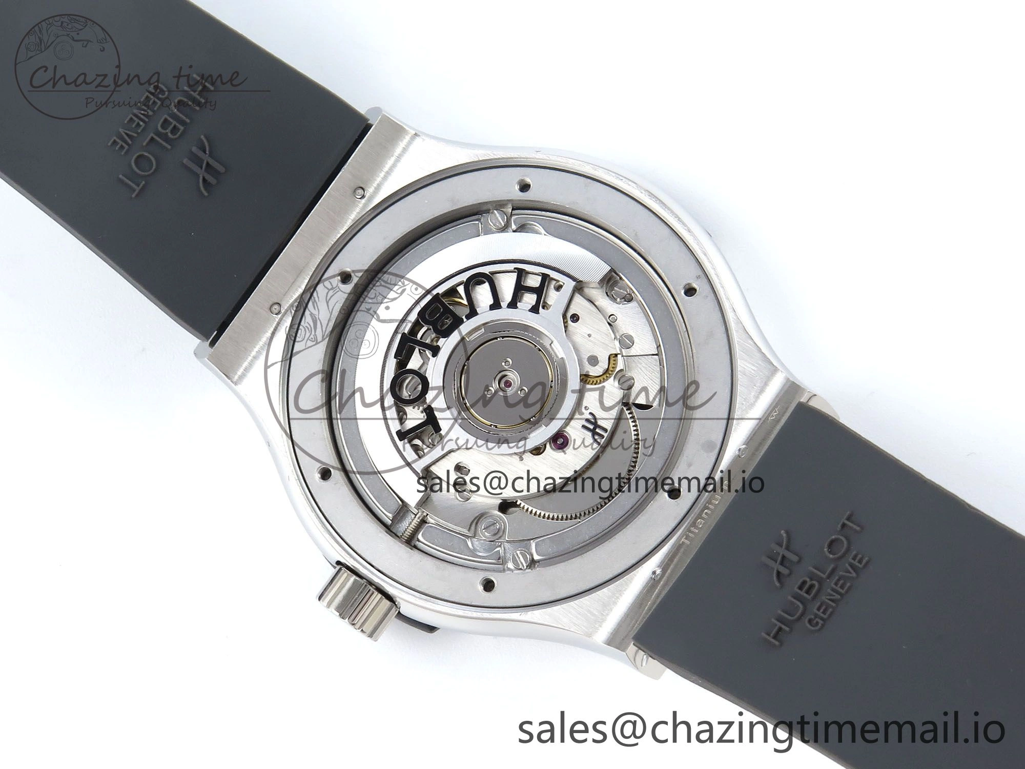 Fusion Bang 42mm HBF 1:1 Best Edition Gray Dial on Gray Rubber Strap A Effortless 6684