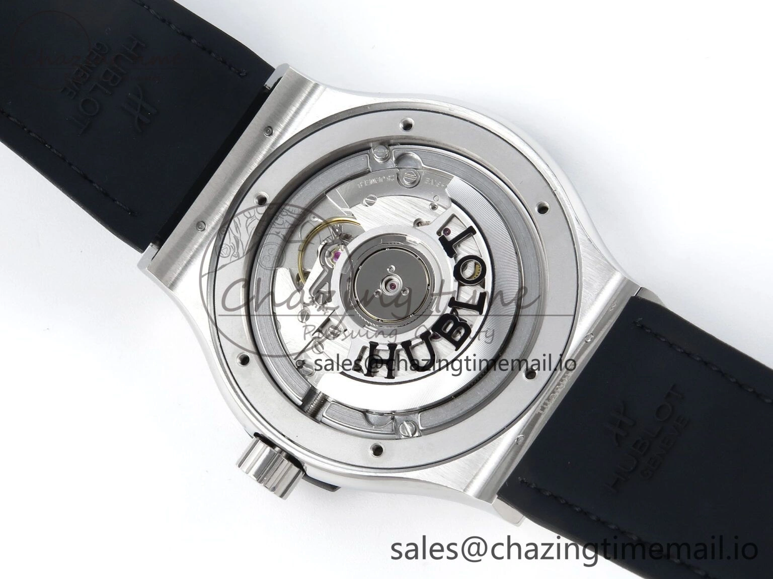 Fusion Bang 42mm HBF 1:1 Best Edition Green Dial on Green Leather Strap A Soft 6675