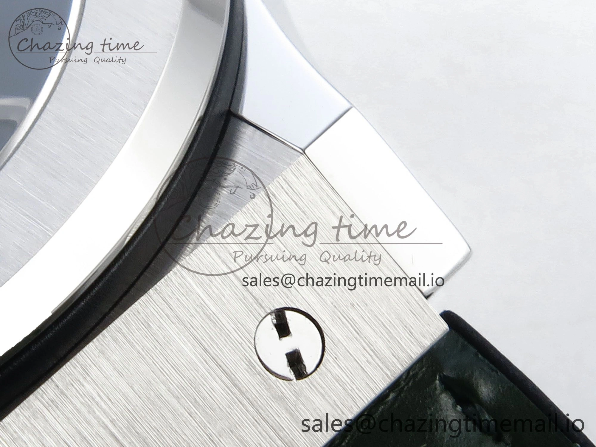 Fusion Bang 42mm HBF 1:1 Best Edition Green Dial on Green Leather Strap A Soft 6675