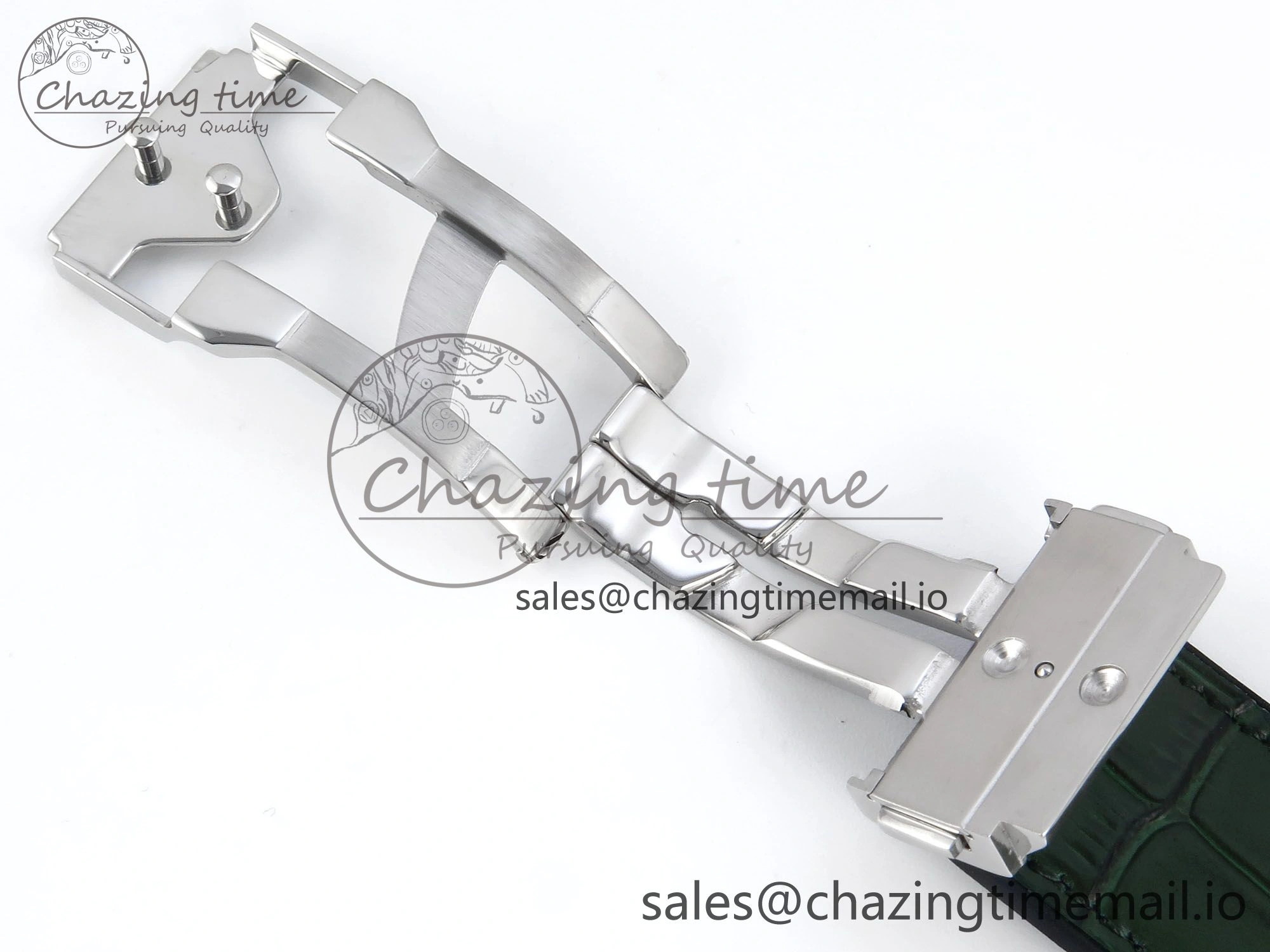 Fusion Bang 42mm HBF 1:1 Best Edition Green Dial on Green Leather Strap A Soft 6675