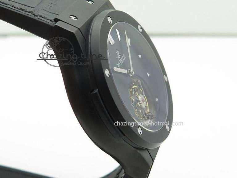 QuickDry Fusion DLC Black Dial Flying Tourbillion 6987