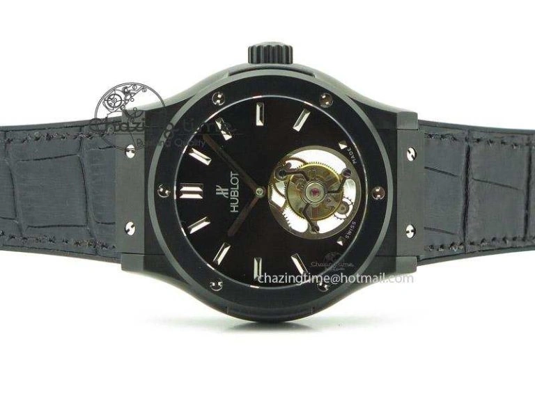 QuickDry Fusion DLC Black Dial Flying Tourbillion 6987