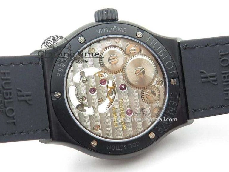 QuickDry Fusion DLC Black Dial Flying Tourbillion 6987