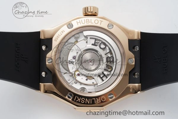 Fusion Orlinski RG APSF 1:1 Best Edtion Black Faceted Dial Diamonds Bezel on Black Rubber Strap A SoftTouch 6748