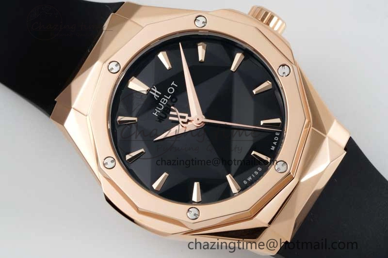 GoAnywhere Fusion Orlinski RG APSF 1:1 Best Edtion Black Faceted Dial on Black Rubber Strap A 6767