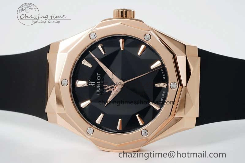 GoAnywhere Fusion Orlinski RG APSF 1:1 Best Edtion Black Faceted Dial on Black Rubber Strap A 6767