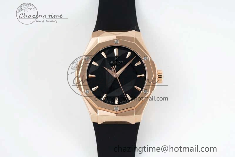 GoAnywhere Fusion Orlinski RG APSF 1:1 Best Edtion Black Faceted Dial on Black Rubber Strap A 6767
