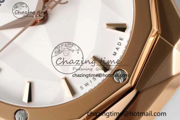 Affordable Fusion Orlinski RG APSF 1:1 Best Edtion White Faceted Dial on White Rubber Strap A 6760