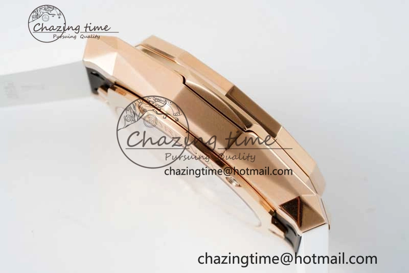 Affordable Fusion Orlinski RG APSF 1:1 Best Edtion White Faceted Dial on White Rubber Strap A 6760