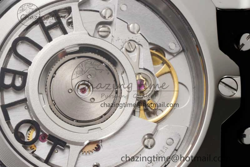 Fusion Orlinski SS APSF 1:1 Best Edtion Black Faceted Dial on Black Rubber Strap A Efficient 6770