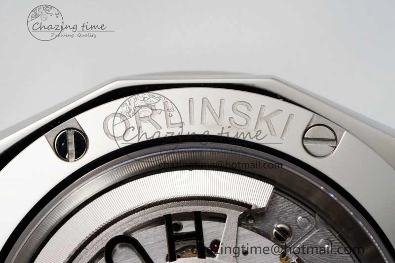 Fusion Orlinski SS APSF 1:1 Best Edtion Black Faceted Dial on Black Rubber Strap A Efficient 6770
