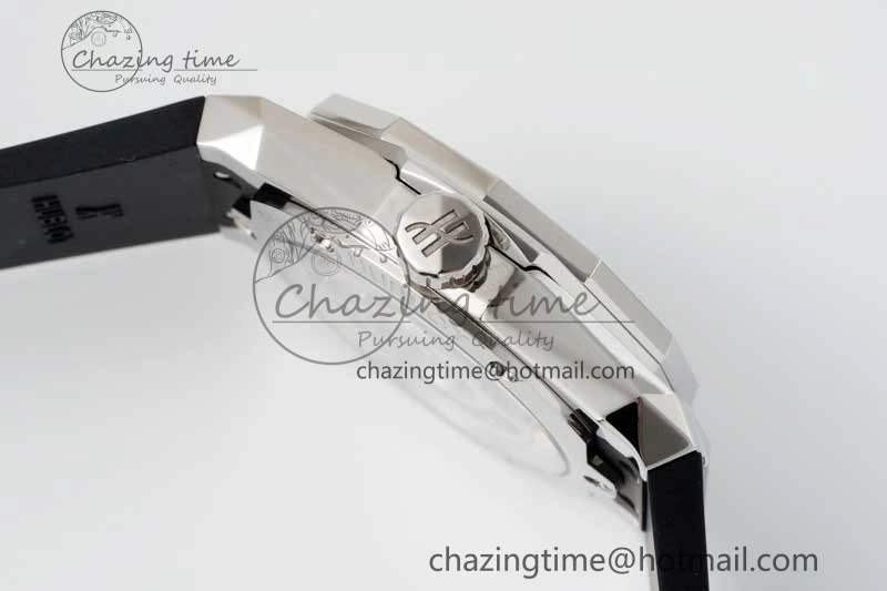 Fusion Orlinski SS APSF 1:1 Best Edtion Black Faceted Dial on Black Rubber Strap A Efficient 6770