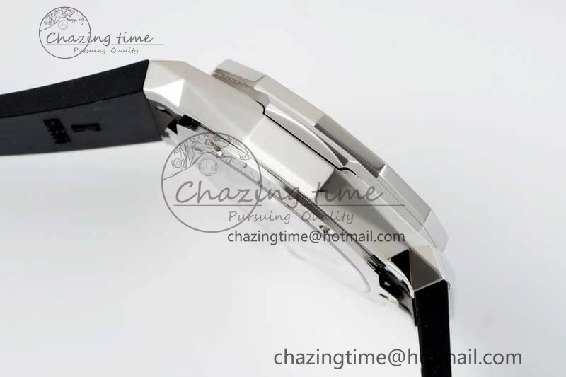 Fusion Orlinski SS APSF 1:1 Best Edtion Black Faceted Dial on Black Rubber Strap A Efficient 6770