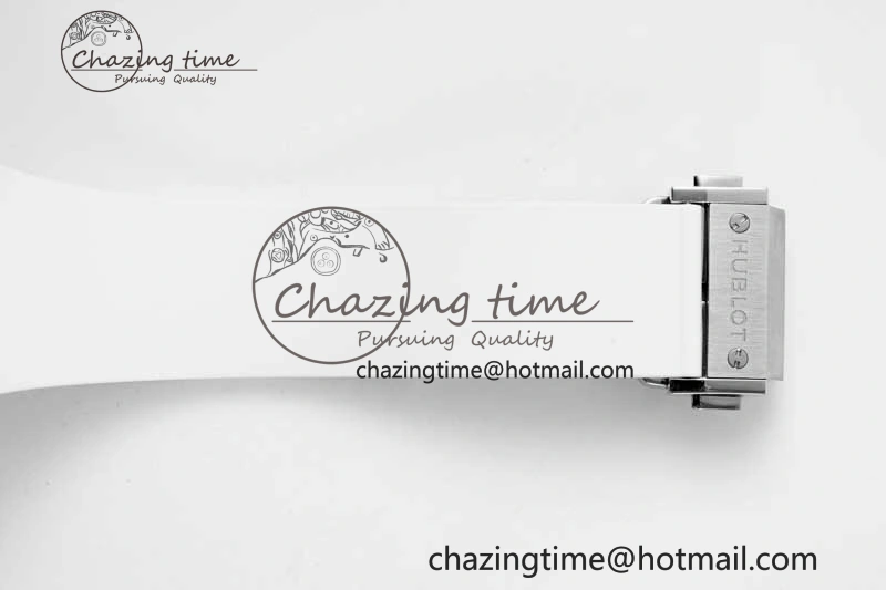 Effortless Fusion Orlinski SS APSF 1:1 Best Edtion White Faceted Dial on White Rubber Strap A 6759