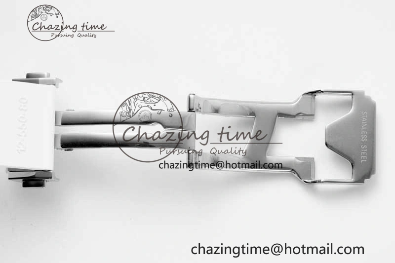 Effortless Fusion Orlinski SS APSF 1:1 Best Edtion White Faceted Dial on White Rubber Strap A 6759