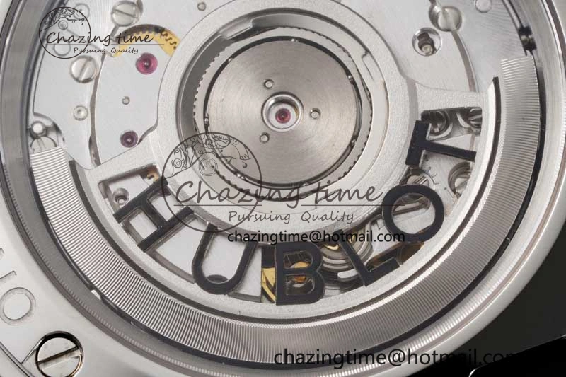 Sleek Fusion Orlinski SS Full Diamonds APSF 1:1 Best Edtion Black Faceted Dial on Black Rubber Strap A 6761