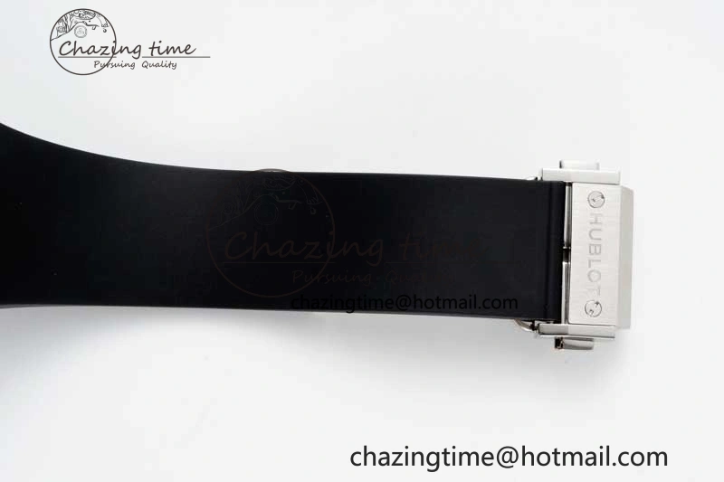 Sleek Fusion Orlinski SS Full Diamonds APSF 1:1 Best Edtion Black Faceted Dial on Black Rubber Strap A 6761