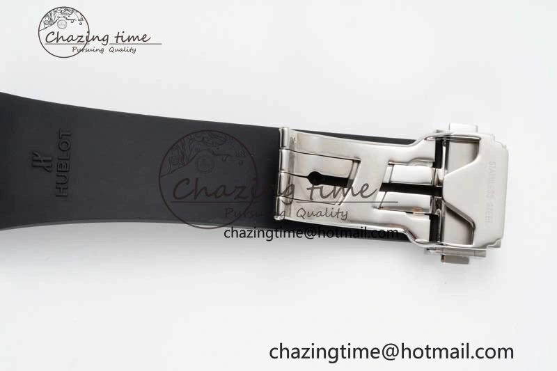 Sleek Fusion Orlinski SS Full Diamonds APSF 1:1 Best Edtion Black Faceted Dial on Black Rubber Strap A 6761