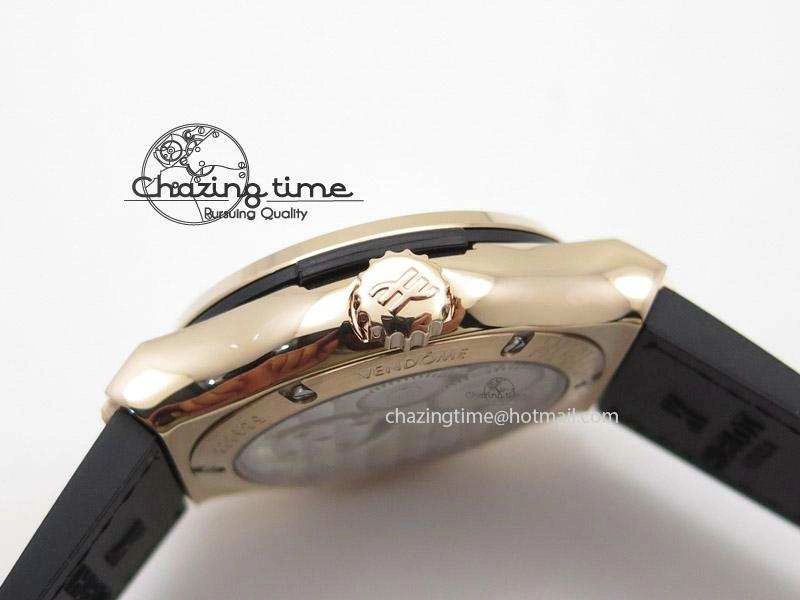 Fusion RG Black Dial Flying Tourbillion On Gummy Strap Affordable 6977