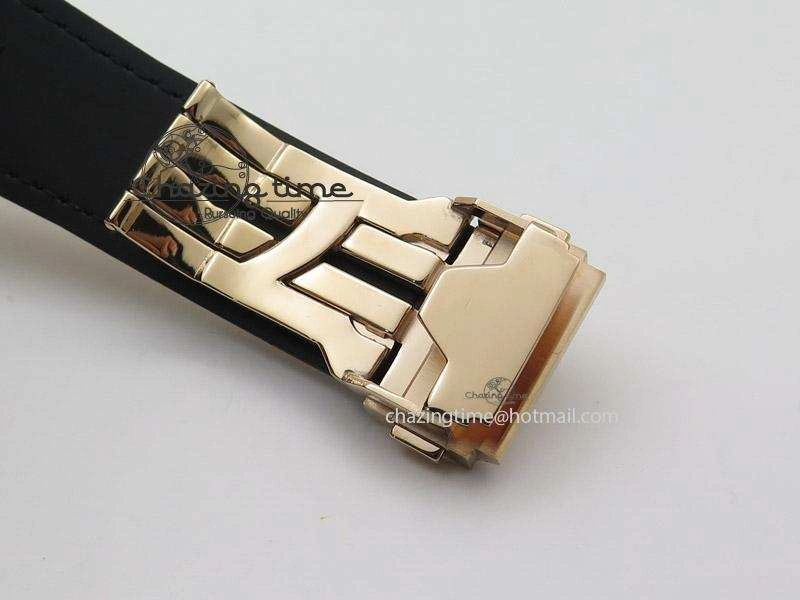 Fusion RG Black Dial Flying Tourbillion On Gummy Strap Affordable 6977