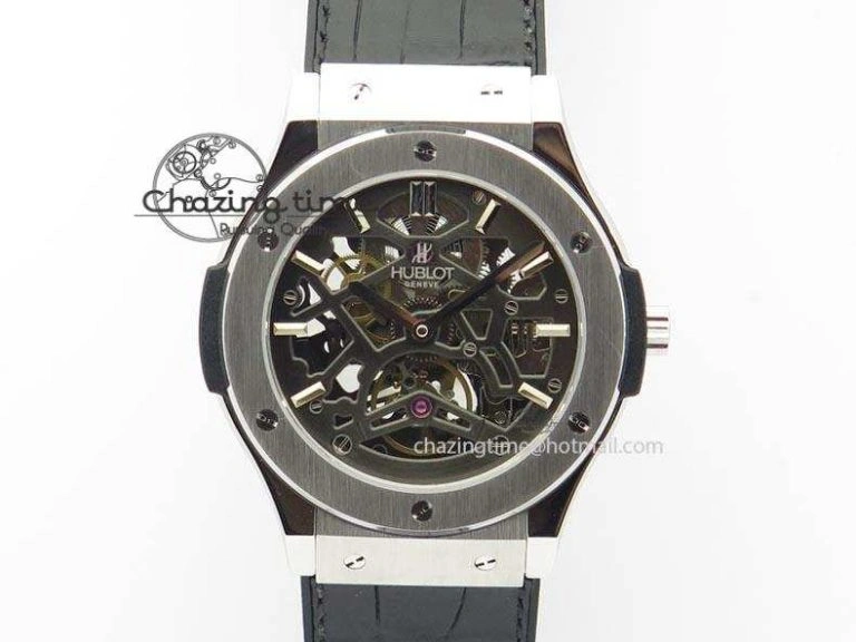 Fusion RG Black Dial Flying Tourbillion On Gummy Strap EasyMatch 6982