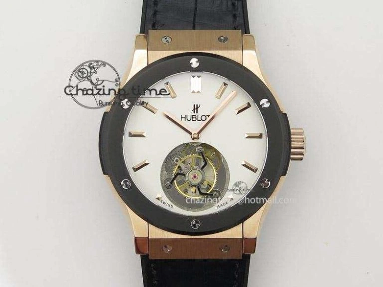 Fusion RG White Dial Flying Tourbillion On Gummy Strap Colorful 6979