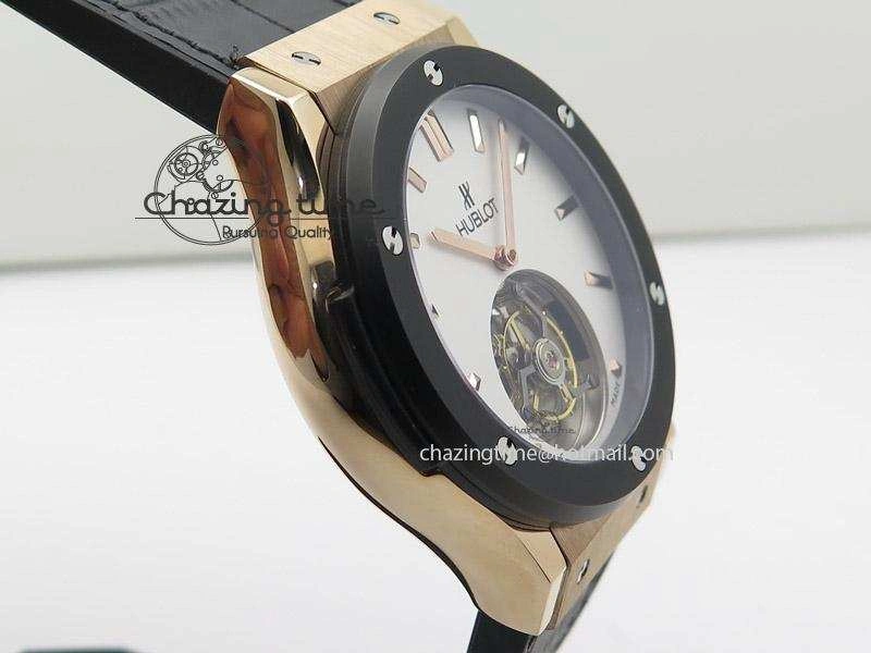 Fusion RG White Dial Flying Tourbillion On Gummy Strap Colorful 6979