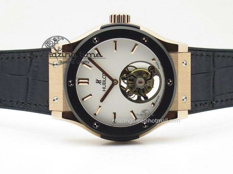 Fusion RG White Dial Flying Tourbillion On Gummy Strap Colorful 6979