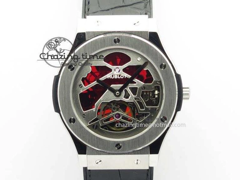 Fusion RG White Dial Flying Tourbillion On Gummy Strap Colorful 6979