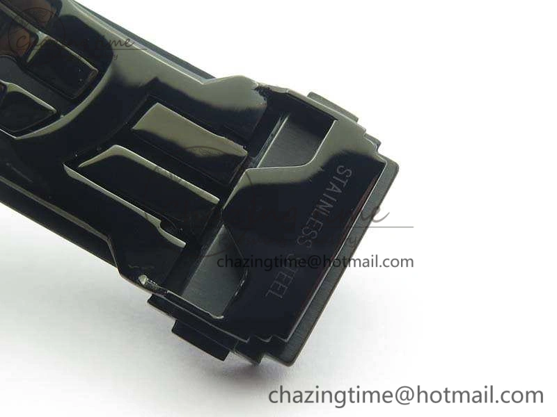 Versatile Fusion Real Tourbillon 45mm PVD TF Best Edition Black Dial On Gummy Strap 6946