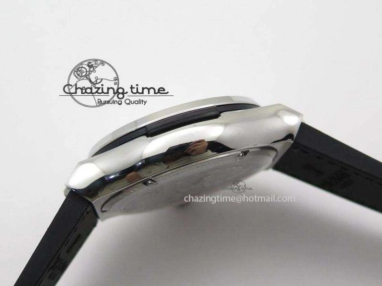 GoAnywhere Fusion SS Black Dial Flying Tourbillion On Gummy Strap 6986