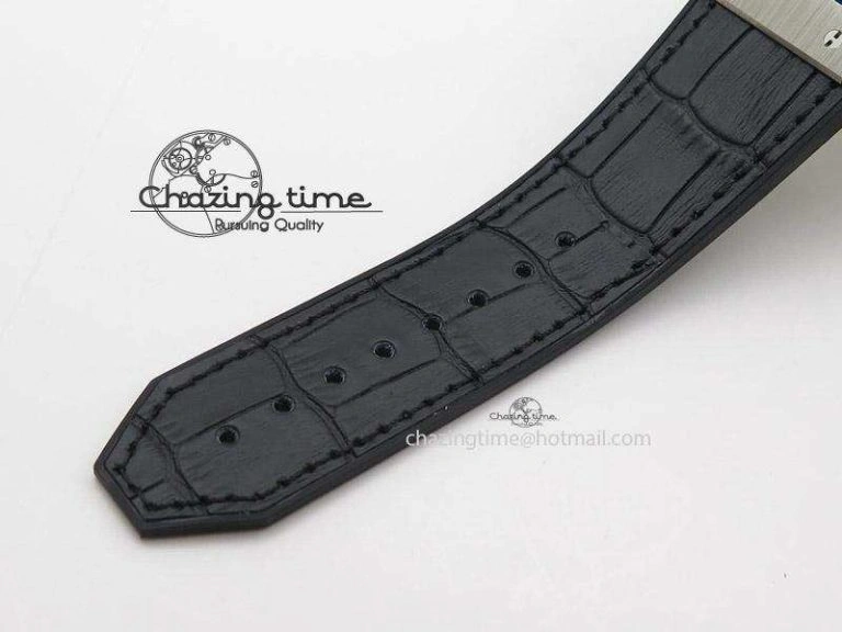 GoAnywhere Fusion SS Black Dial Flying Tourbillion On Gummy Strap 6986