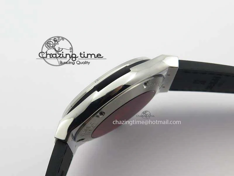 Fusion Tourbillon 45mm TF Best Edition Red Skeleton Dial On Black Gummy Strap A23J Cozy 6966