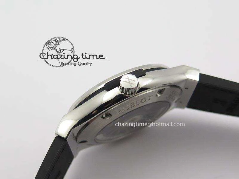 Resilient Fusion Tourbillon 45mm TF Best Edition Skeleton Dial On Black Gummy Strap A23J 6970