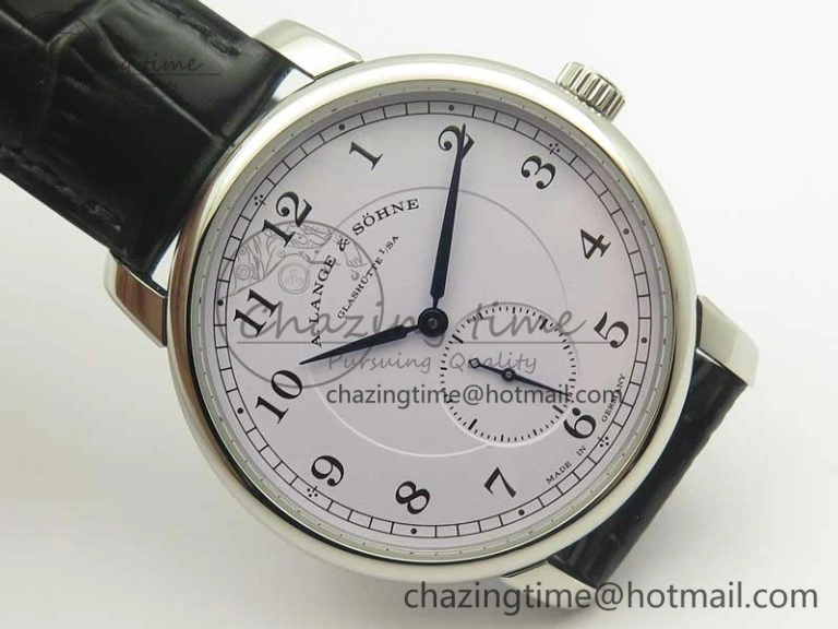 Regulator SS MK Best Edition White Dial Arabic Markers on Black Leather Strap A23J Compact 4167