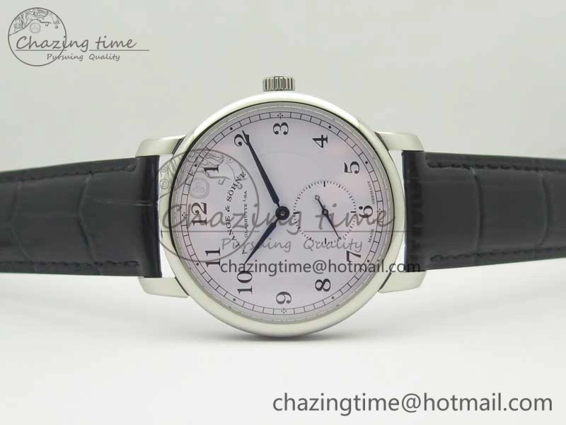 Regulator SS MK Best Edition White Dial Arabic Markers on Black Leather Strap A23J Compact 4167