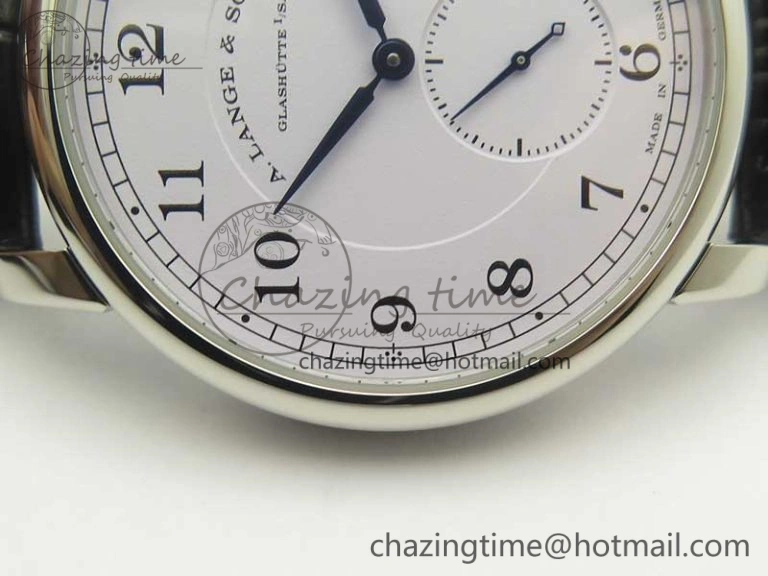 Regulator SS MK Best Edition White Dial Arabic Markers on Black Leather Strap A23J Compact 4167