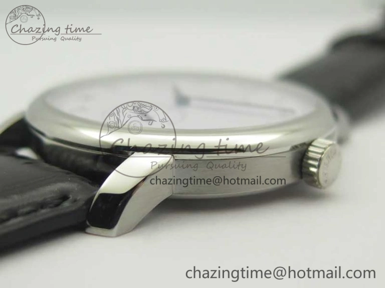 Regulator SS MK Best Edition White Dial Arabic Markers on Black Leather Strap A23J Compact 4167