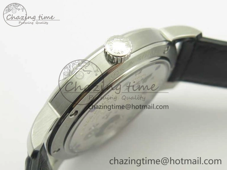 Regulator SS MK Best Edition White Dial Arabic Markers on Black Leather Strap A23J Compact 4167