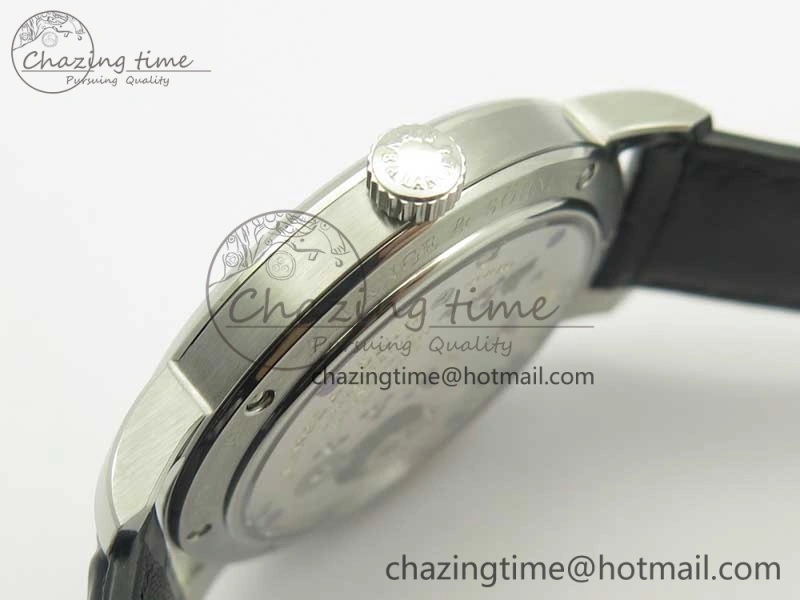 Upgraded Regulator SS MK Best Edition White Dial Roman Markers Red on Black Leather Strap A23J 4170