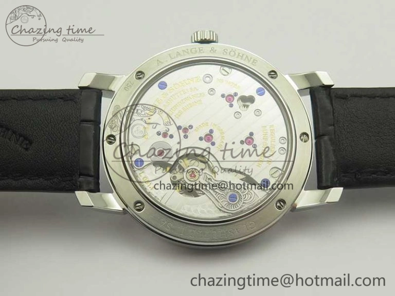 Upgraded Regulator SS MK Best Edition White Dial Roman Markers Red on Black Leather Strap A23J 4170