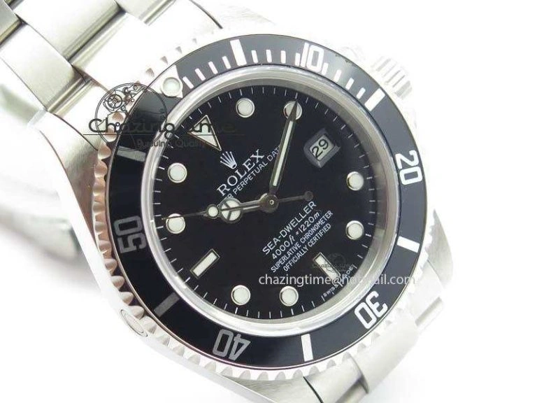 Soft Sea Dweller SS BP-Maker Best Edition Black Dial On SS Bracelet SA 3818