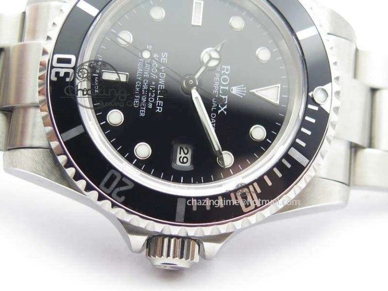 Soft Sea Dweller SS BP-Maker Best Edition Black Dial On SS Bracelet SA 3818