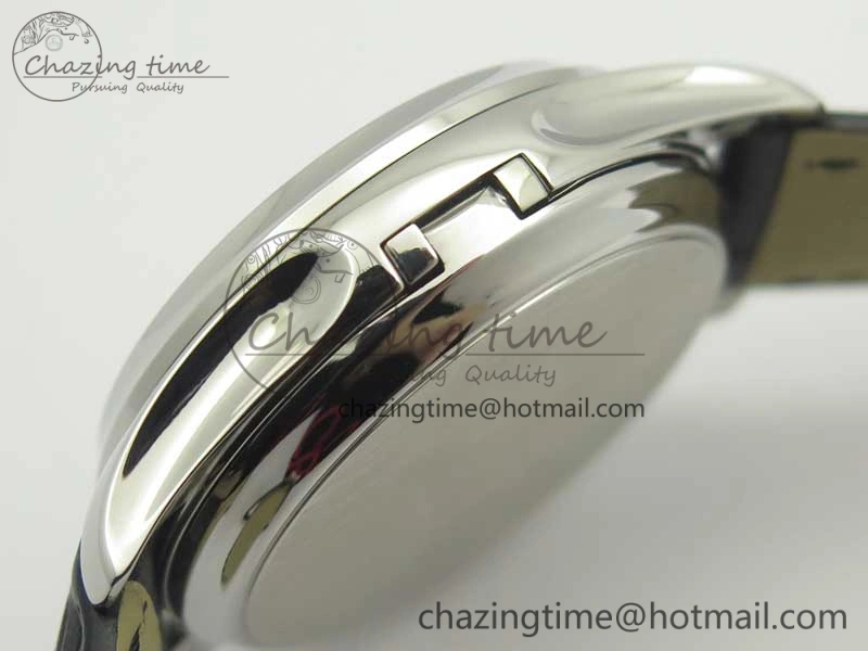 Trendy The Erotic Timepiece White Dial SS Markers on Black Leather Strap A23J 8992