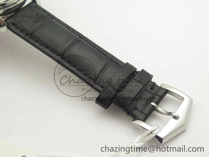 Trendy The Erotic Timepiece White Dial SS Markers on Black Leather Strap A23J 8992