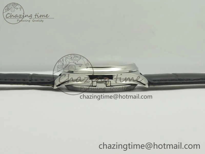 Trendy The Erotic Timepiece White Dial SS Markers on Black Leather Strap A23J 8992