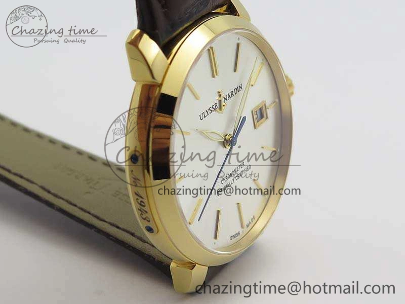 Classico RG FK 1:1 Best Edition White Dial On Leather Strap A Functional 9818