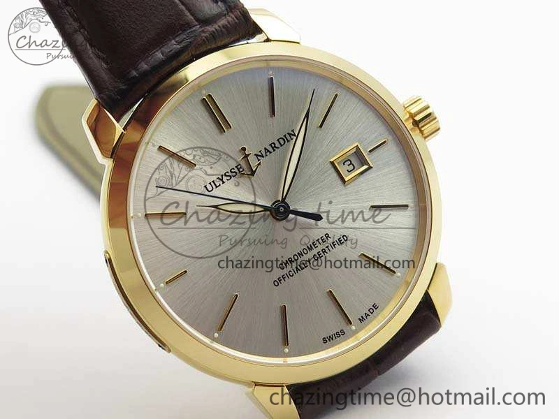 Classico RG FK 1:1 Best Edition White Dial On Leather Strap A Functional 9818