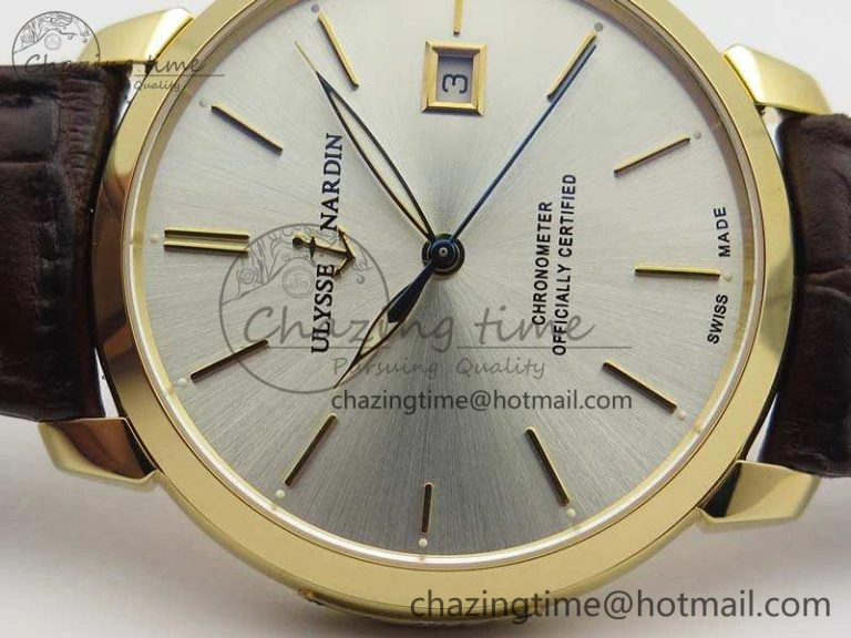 Classico RG FK 1:1 Best Edition White Dial On Leather Strap A Functional 9818